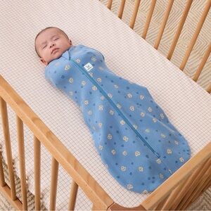 ergoPouch - Cocoon Sleep Sack Swaddle -1 tog,Organic Cotton Newborn Swaddle Bag